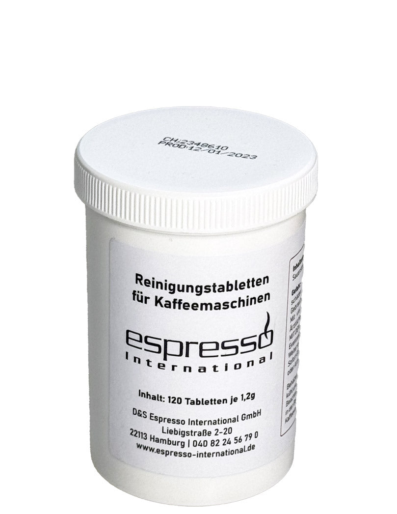 Tabletas de limpieza para cafeteras
