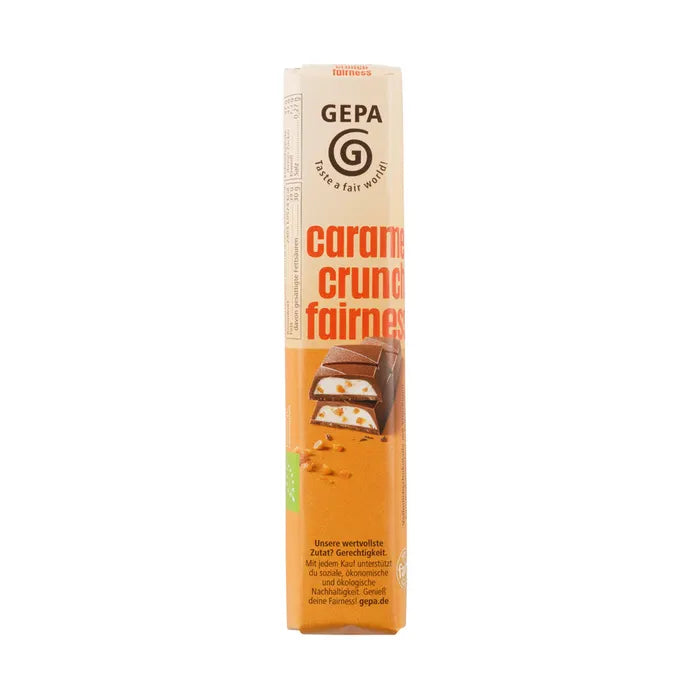 Bio Fairetta Lait entier Caramel-Crunch - GEPA 