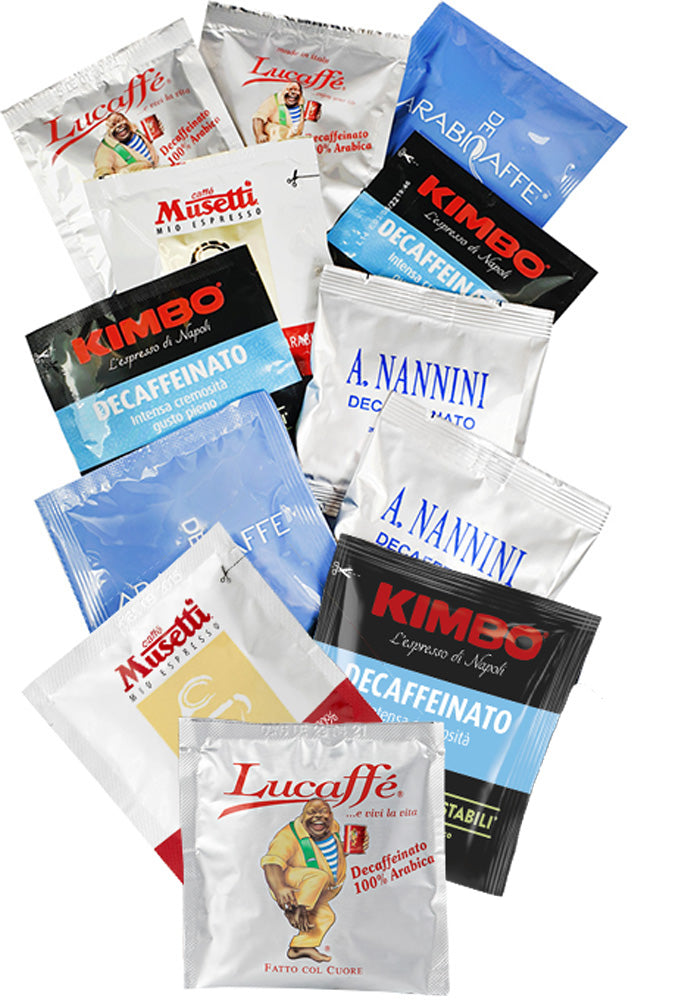 Lot de dosettes ESE décaféinées 