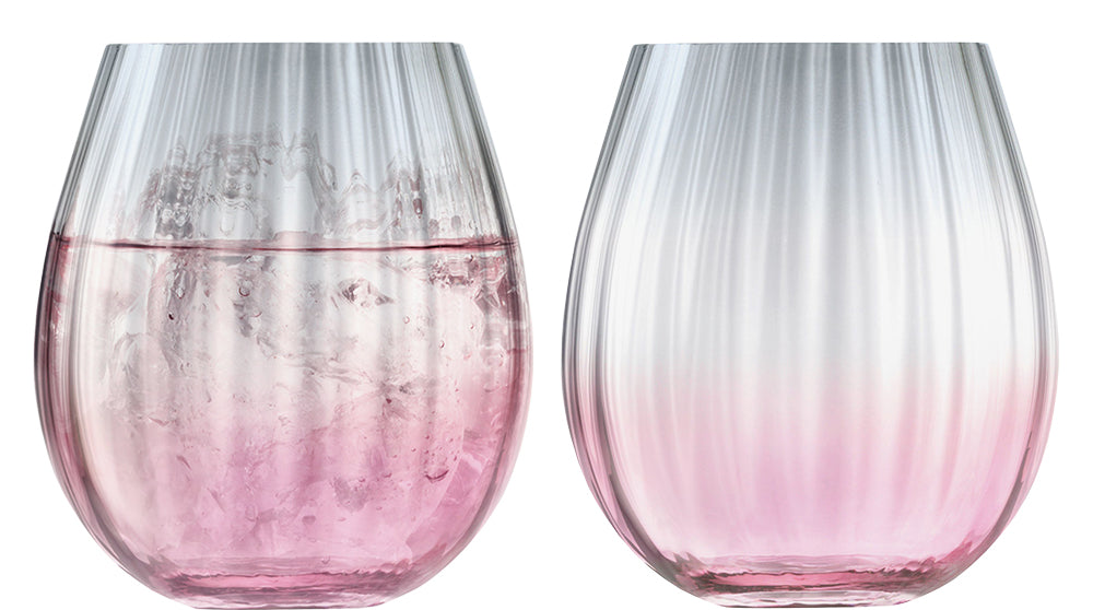 Lot de 2 verres Dusk / Roses-Gris - LSA