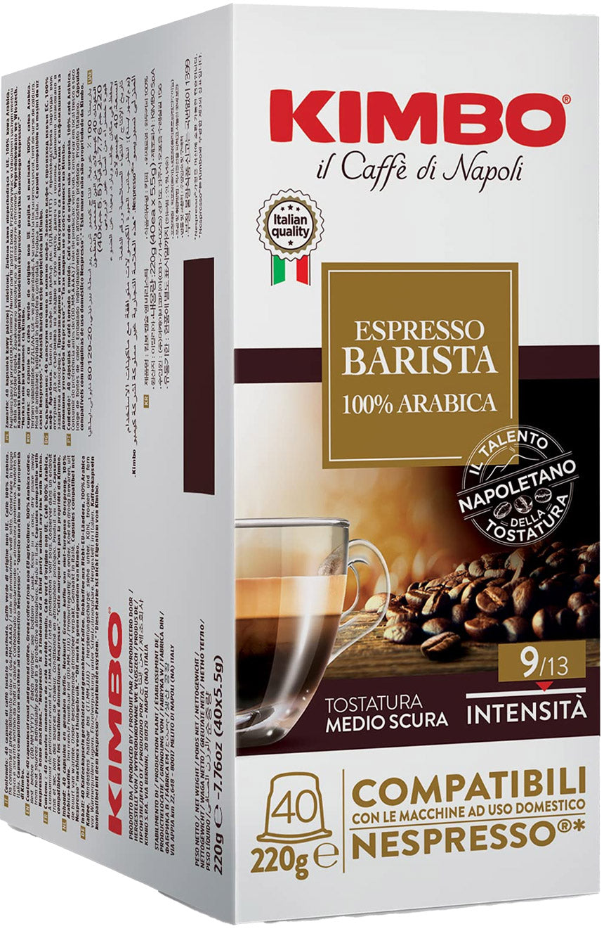 Capsules Kimbo BARISTA - compatibles Nespresso®