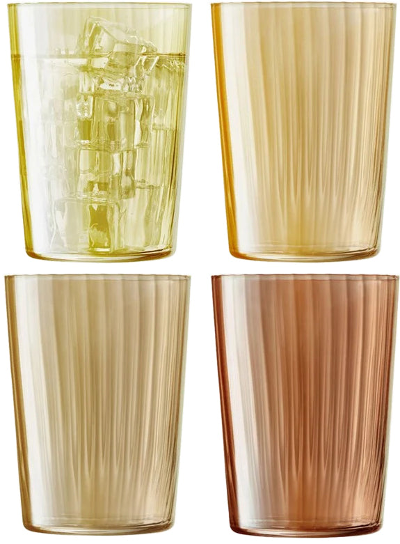Lot de 4 verres Ambre - LSA 