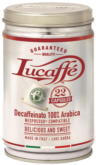 Capsules Lucaffè DECAFFEINATO - compatibles Nespresso®
