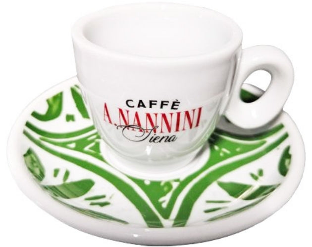 Tasse à Cappuccino verte - Caffè Nannini