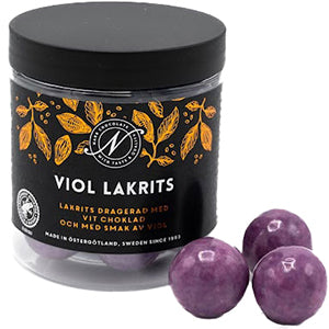 Boules de réglisse à la violette - Narr chocolate