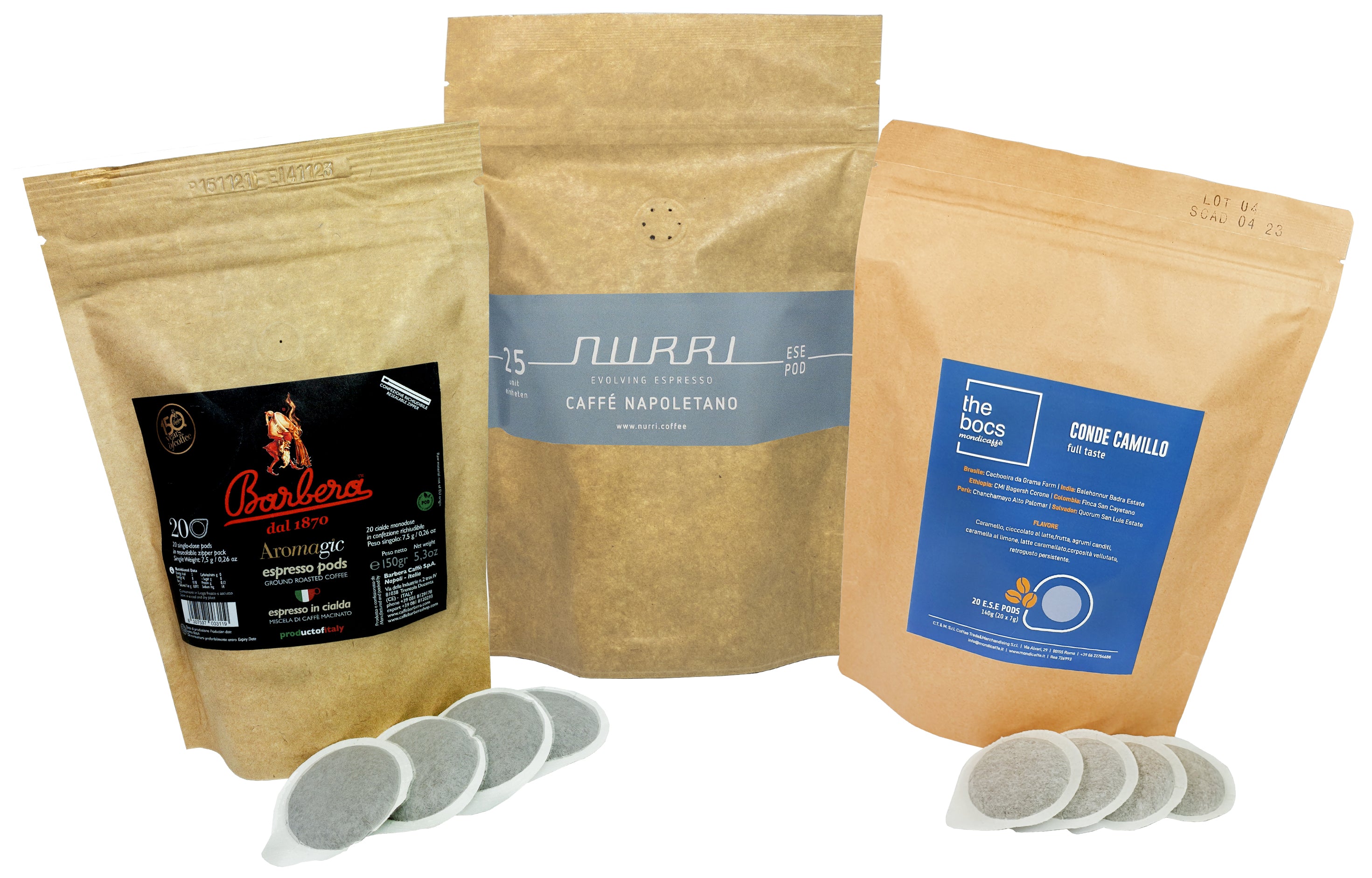 Lot de dosettes ESE (en vrac) - Napoletano