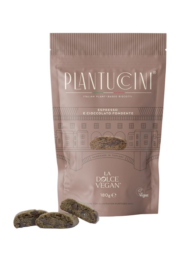 Cantucci vegan espresso au chocolat noir - Plantuccini