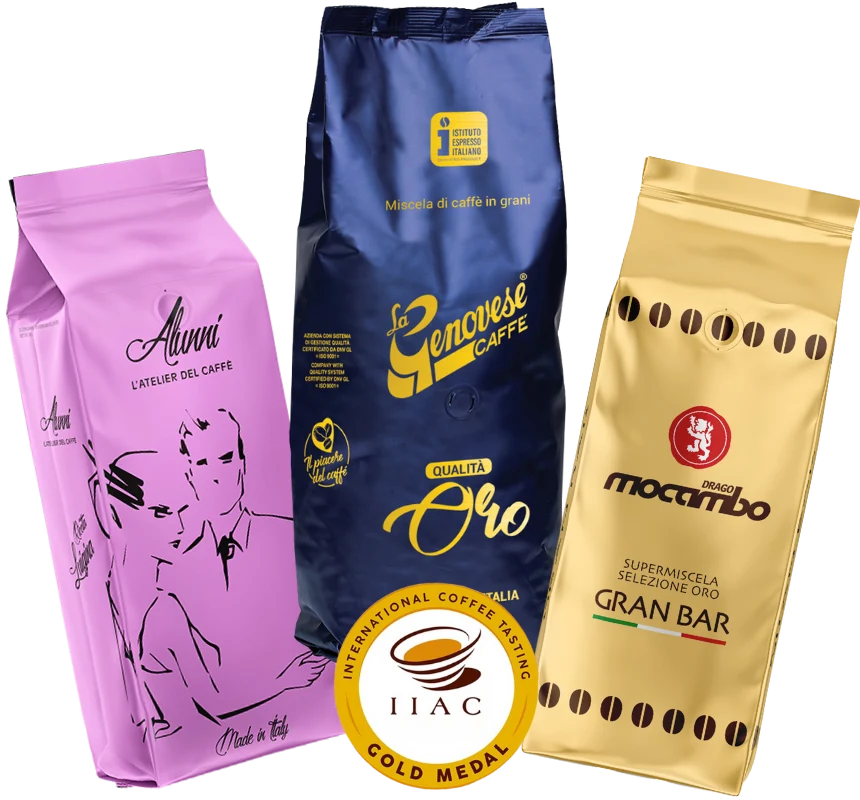 Espresso Probierset Goldmedaillen Trio