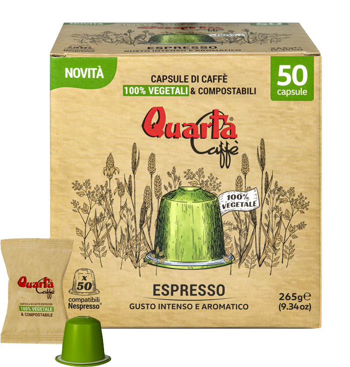Capsules Quarta Caffè ESPRESSO  (Compostables)