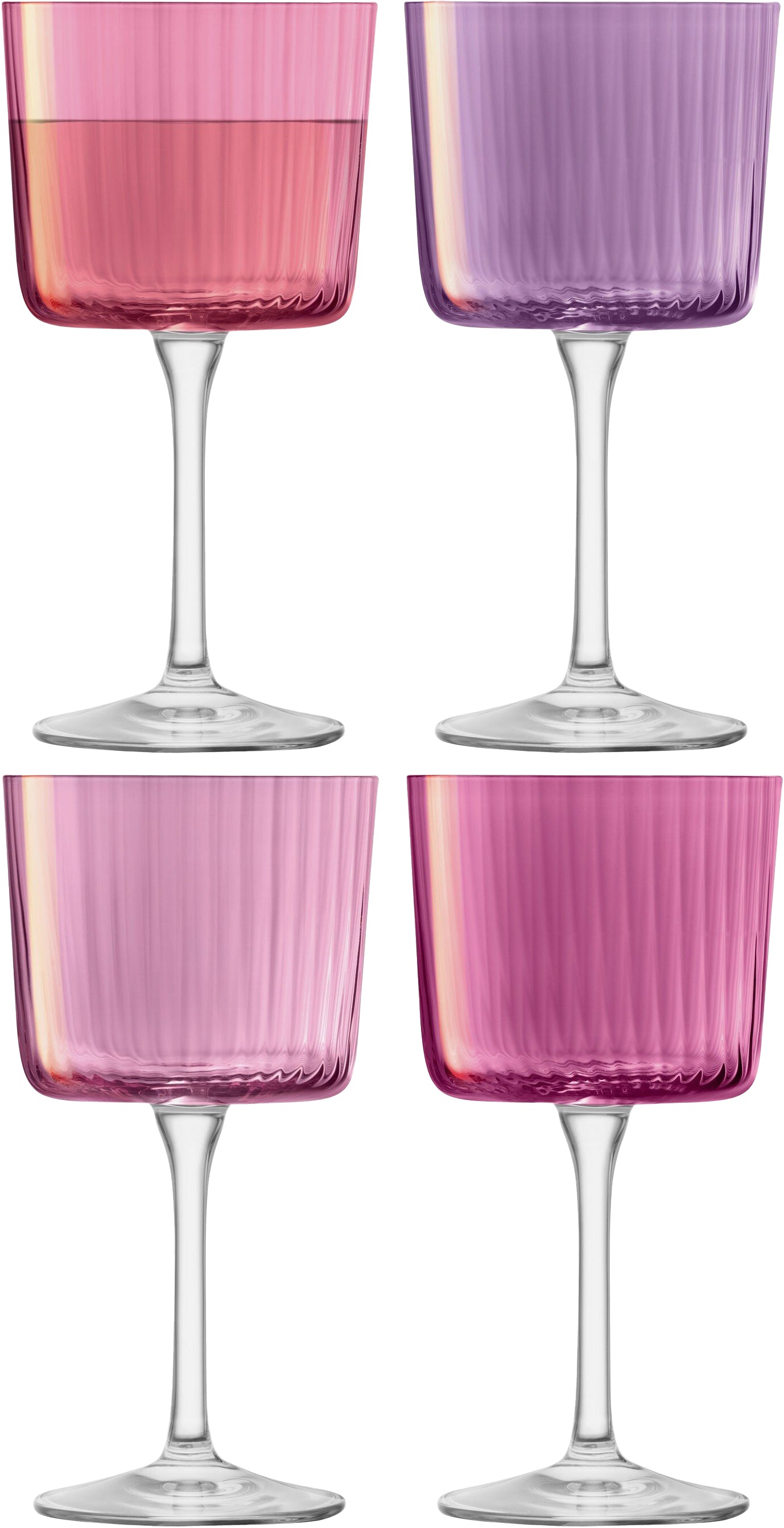 Lot de 4 verres à vin Grenat - LSA