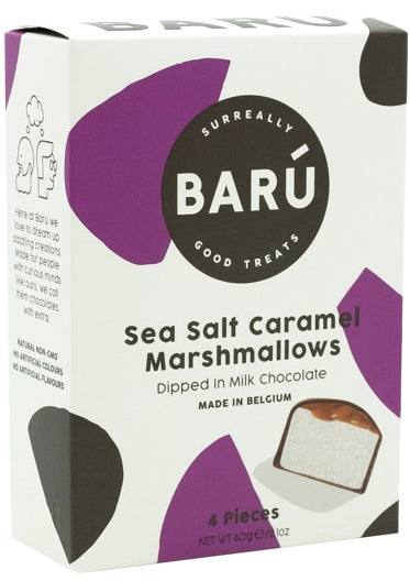 Guimauves chocolat au lait / caramel fleur de sel - BARU 