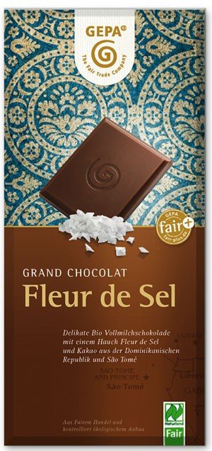 Chocolat au lait BIO à la fleur de seul - GEPA
